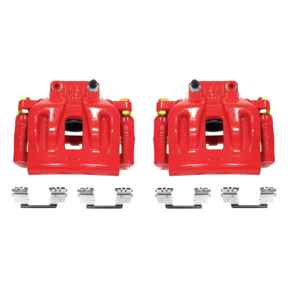 PowerStop Front Red Calipers | 2012–2017 Chrysler 300 (S4968A)