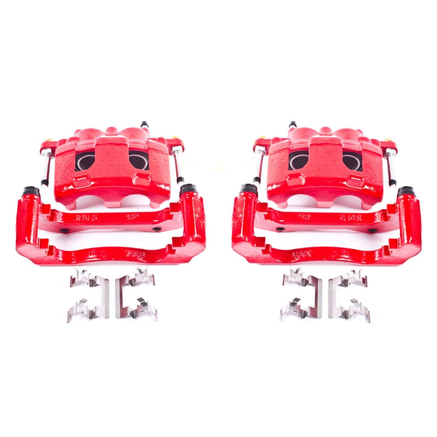 PowerStop Front Red Calipers | 2006–2011 Buick Lucerne (S4988)