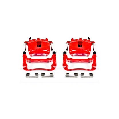 PowerStop Front Red Calipers | 2006–2010 Jeep Commander (S4990)