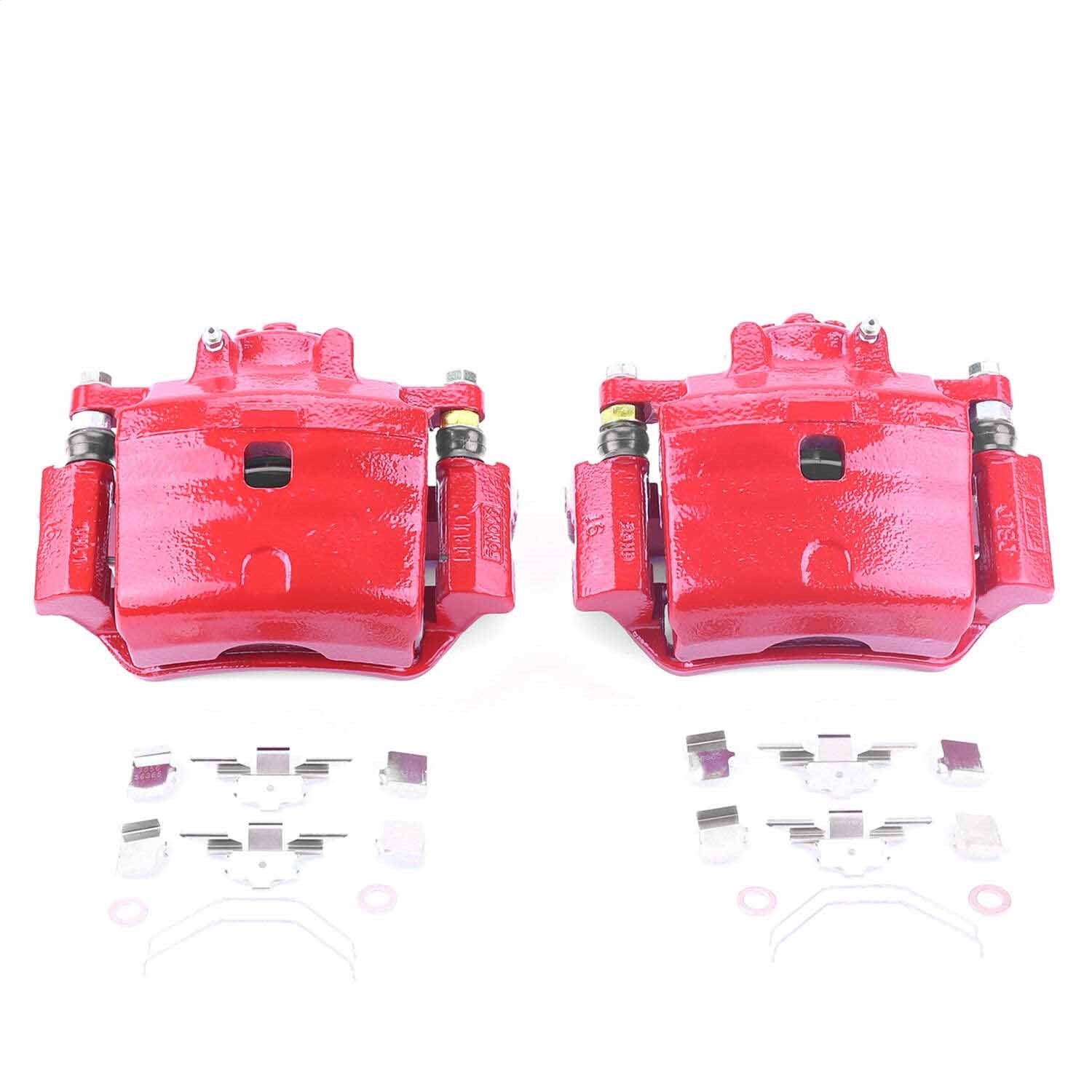 PowerStop Front Red Calipers | 2006–2012 Ford Fusion (S5000)