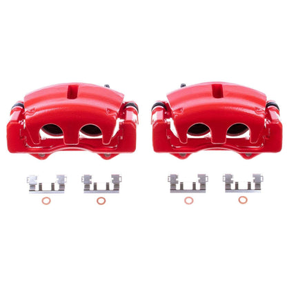 PowerStop Front Red Calipers | 2009–2012 Chevrolet Colorado (S5004C)