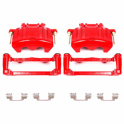PowerStop Caliper Kit | 2005–2011 Chrysler 300 Front Red Calipers (S5016)