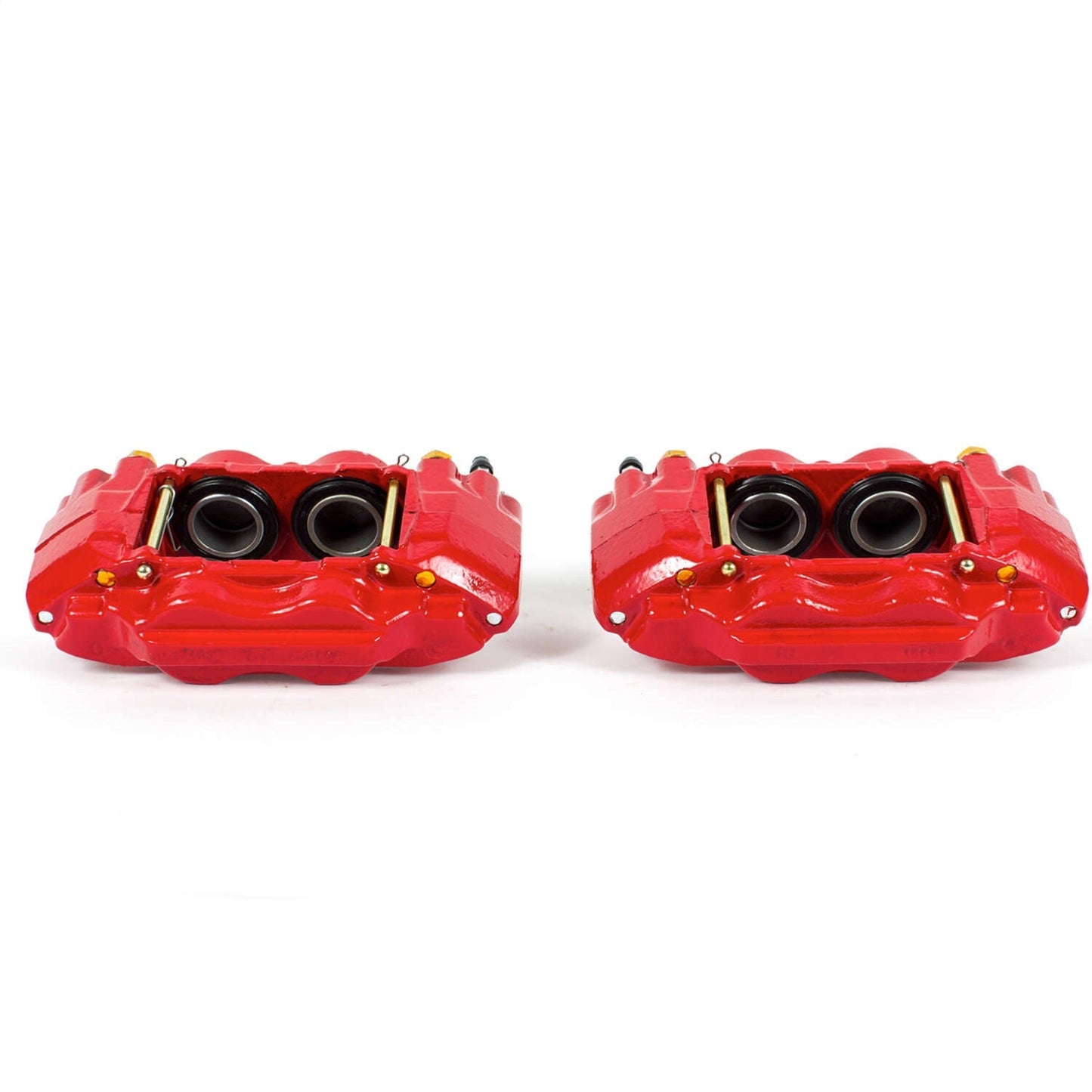 PowerStop Front Red Calipers | 2006–2010 Hummer H3 (S5018)