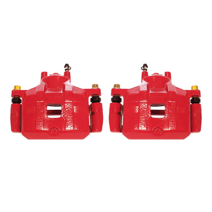 PowerStop Front Red Calipers | 2008–2017 Mitsubishi Lancer (S5032C)