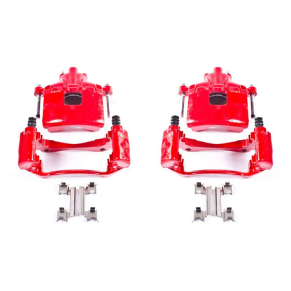 PowerStop Front Red Calipers | 2005–2009 Buick Allure (S5034)