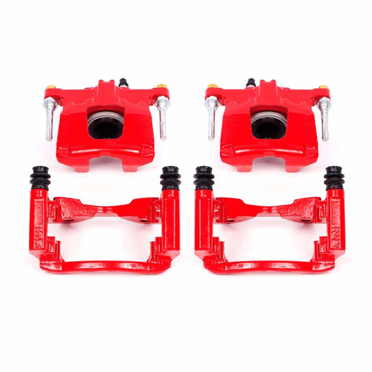 PowerStop Rear Red Calipers | 2007–2011 Dodge Nitro (S5046)