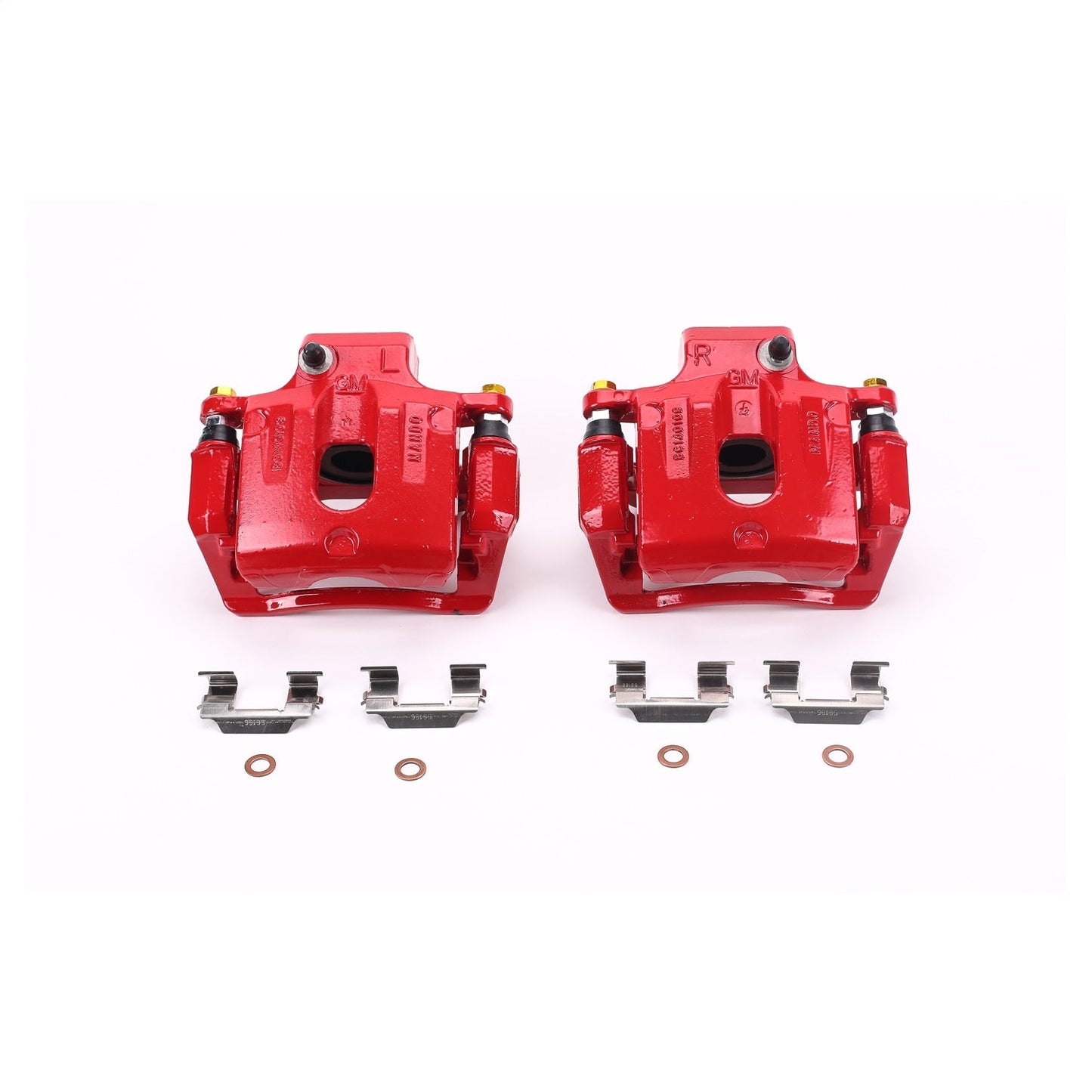 PowerStop Rear Red Calipers | 2008–2016 Buick Enclave (S5058)