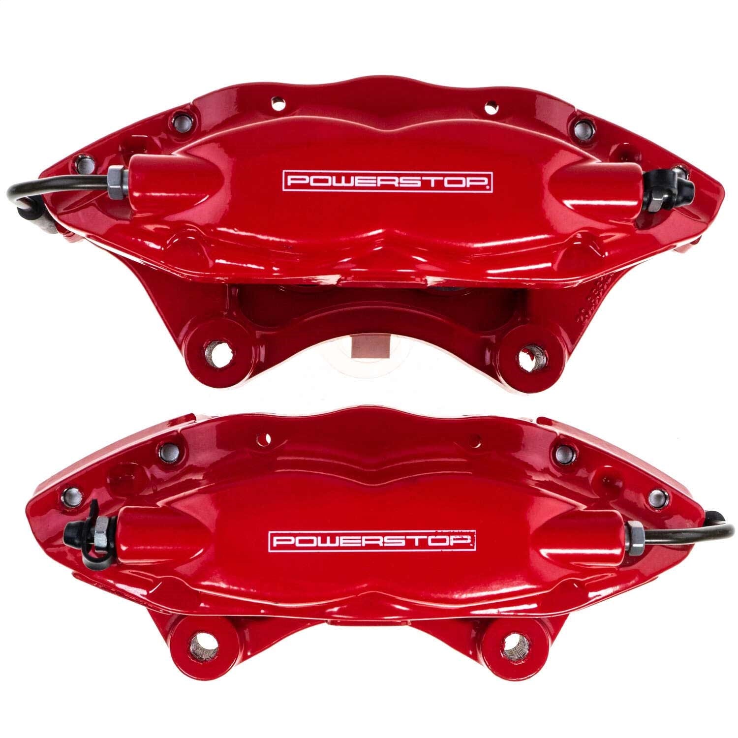 PowerStop Rear Red Caliper Pair | 2009–2015 Cadillac CTS (S5114)