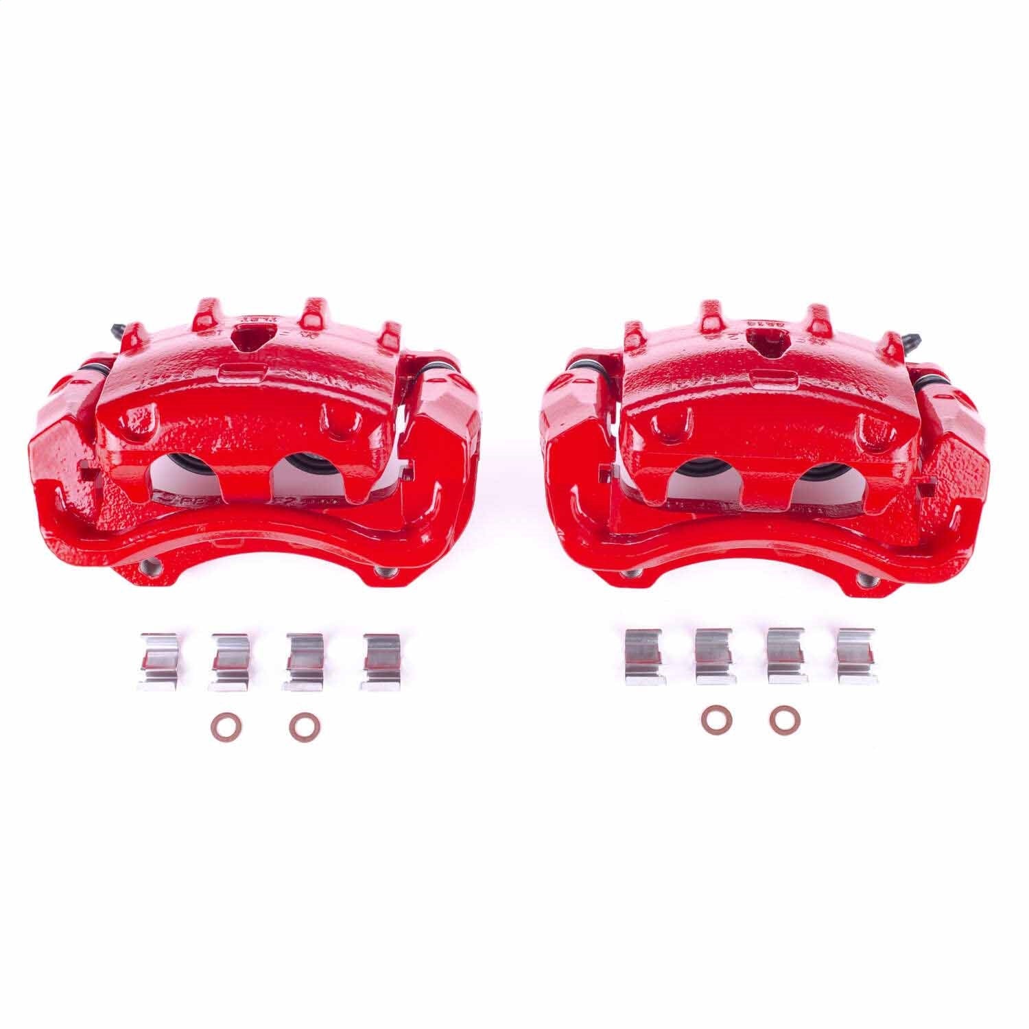 PowerStop Front Red Calipers | 2008–2014 Cadillac CTS (S5116)