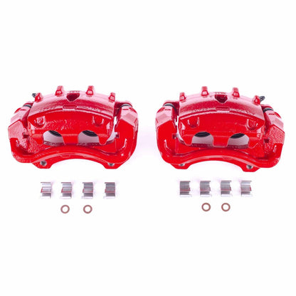 PowerStop Front Red Calipers | 2008–2014 Cadillac CTS (S5116)