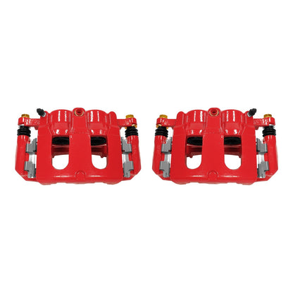 PowerStop Front Red Calipers | 2011–2017 Ford Explorer (S5214)