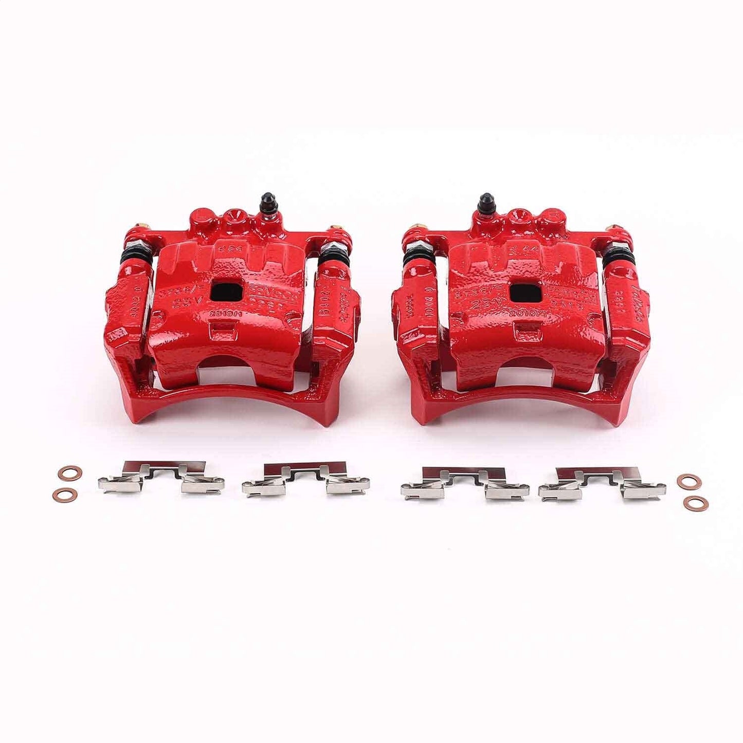 PowerStop Front Red Calipers | 2011–2017 Ford Fiesta (S5304)