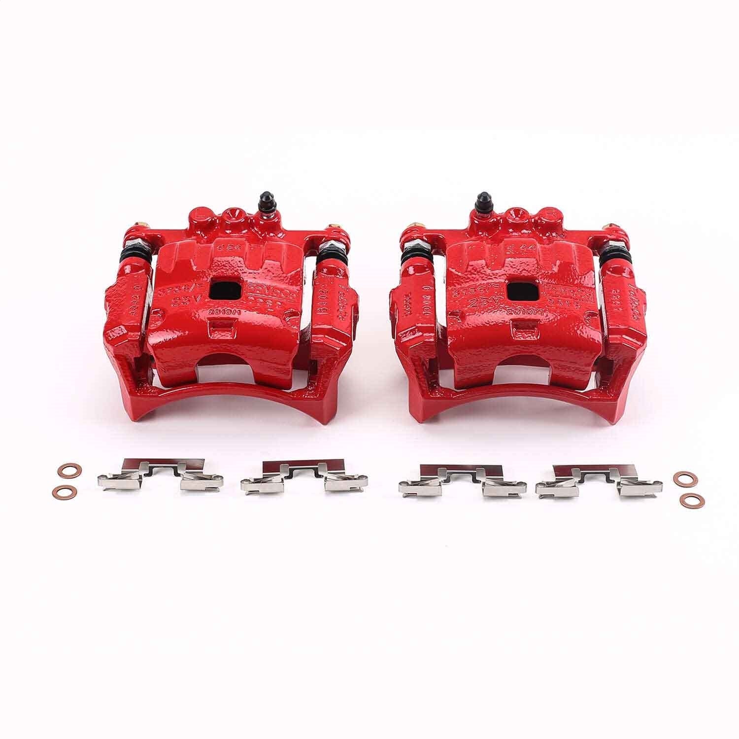 PowerStop Front Red Calipers | 2011–2017 Ford Fiesta (S5304)