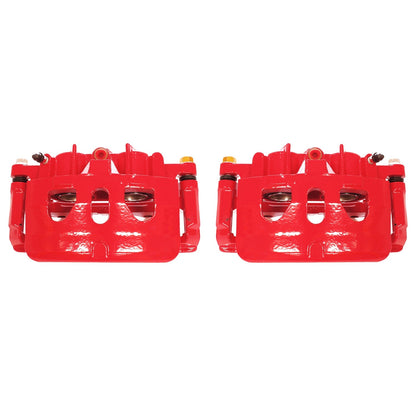 PowerStop Front Red Calipers | 2013–2017 Ford Explorer (S5468)