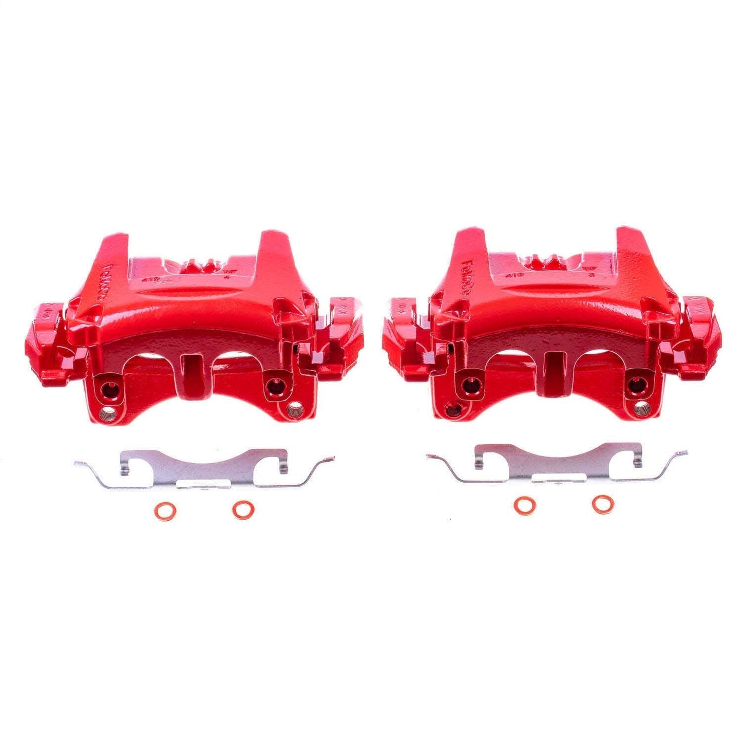 PowerStop Front Red Calipers | 2015–2018 Ford Edge (S5502)
