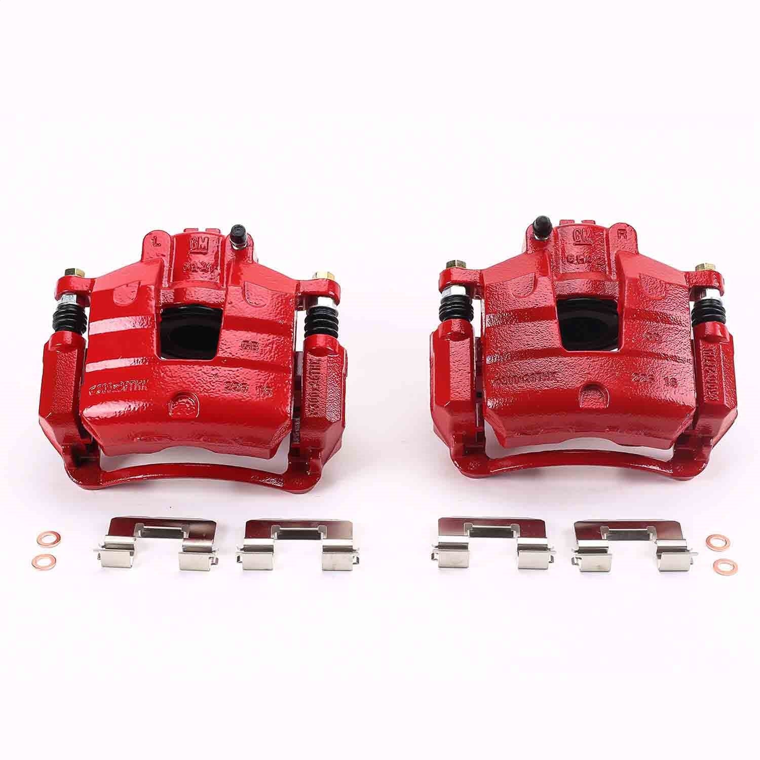 PowerStop Front Red Calipers | 2017 Buick LaCrosse (S5546)