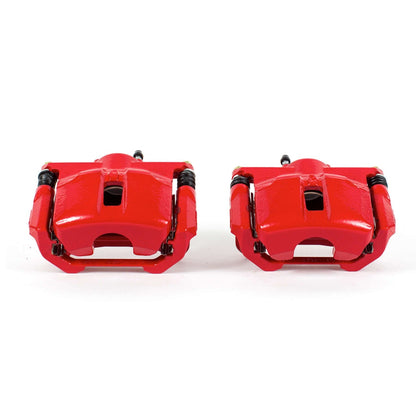 PowerStop Front Red Calipers | 2009–2014 Nissan Maxima (S6030)