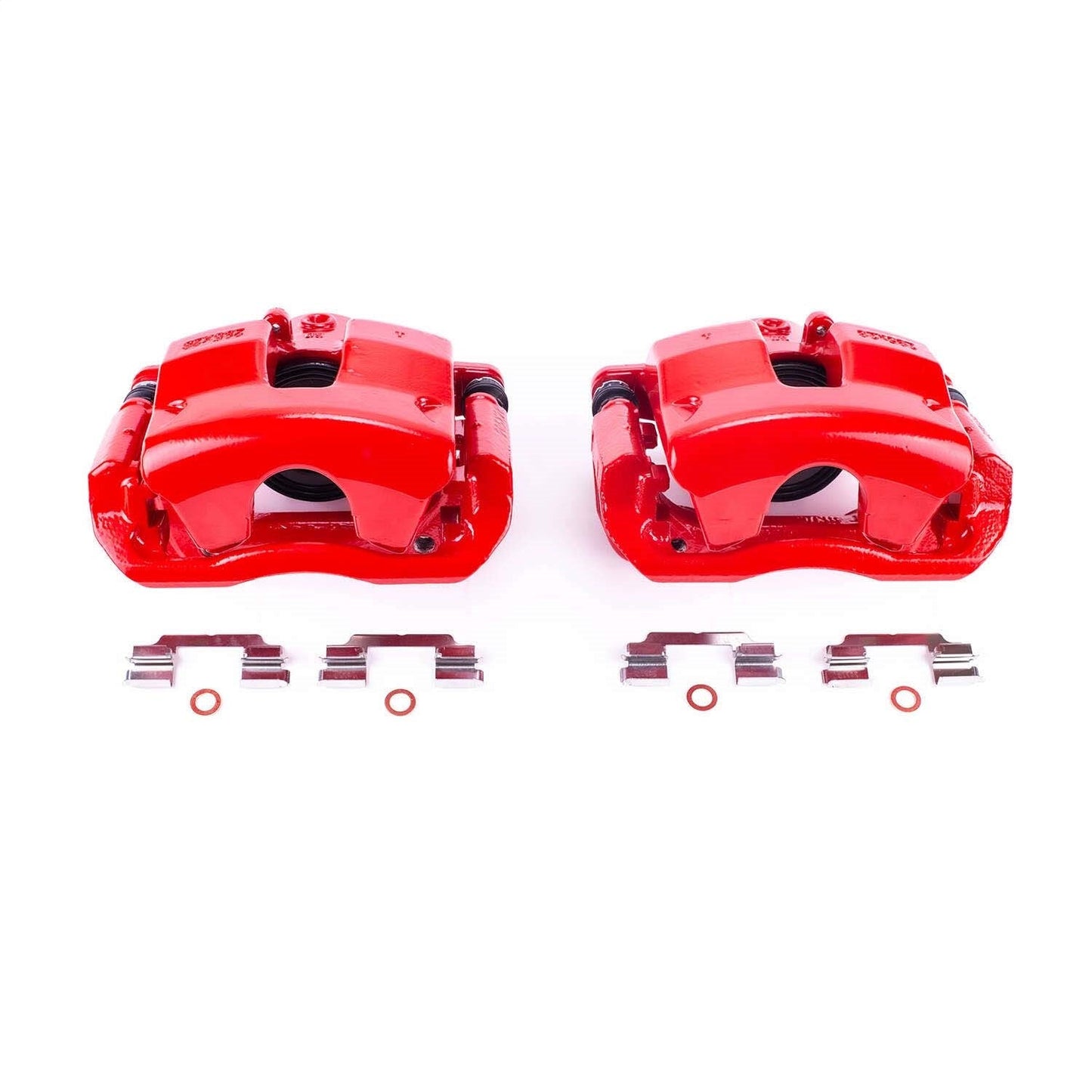 PowerStop Front Red Calipers | 2009–2012 Mercedes-Benz C300 (S6066)
