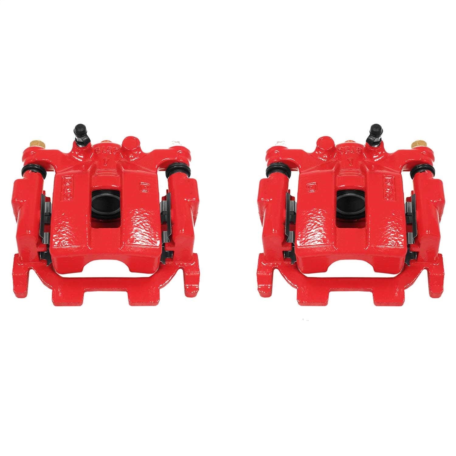 PowerStop Rear Red Calipers | 2009–2014 Nissan Maxima (S6240)
