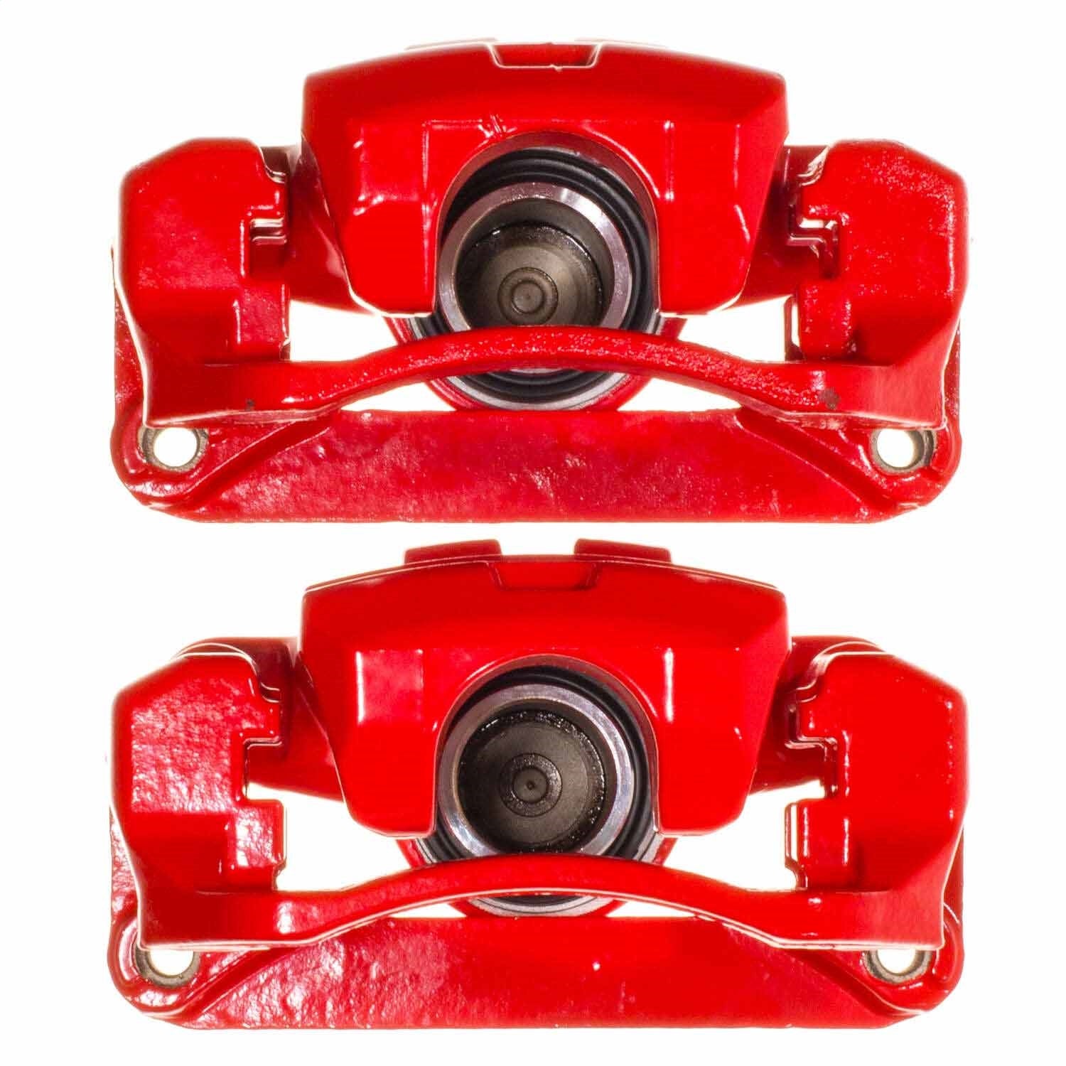 PowerStop Rear Red Caliper Pair | 2010–2014 Subaru Outback (S6376)