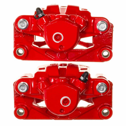 PowerStop Rear Red Caliper Pair | 2010–2014 Subaru Outback (S6376)