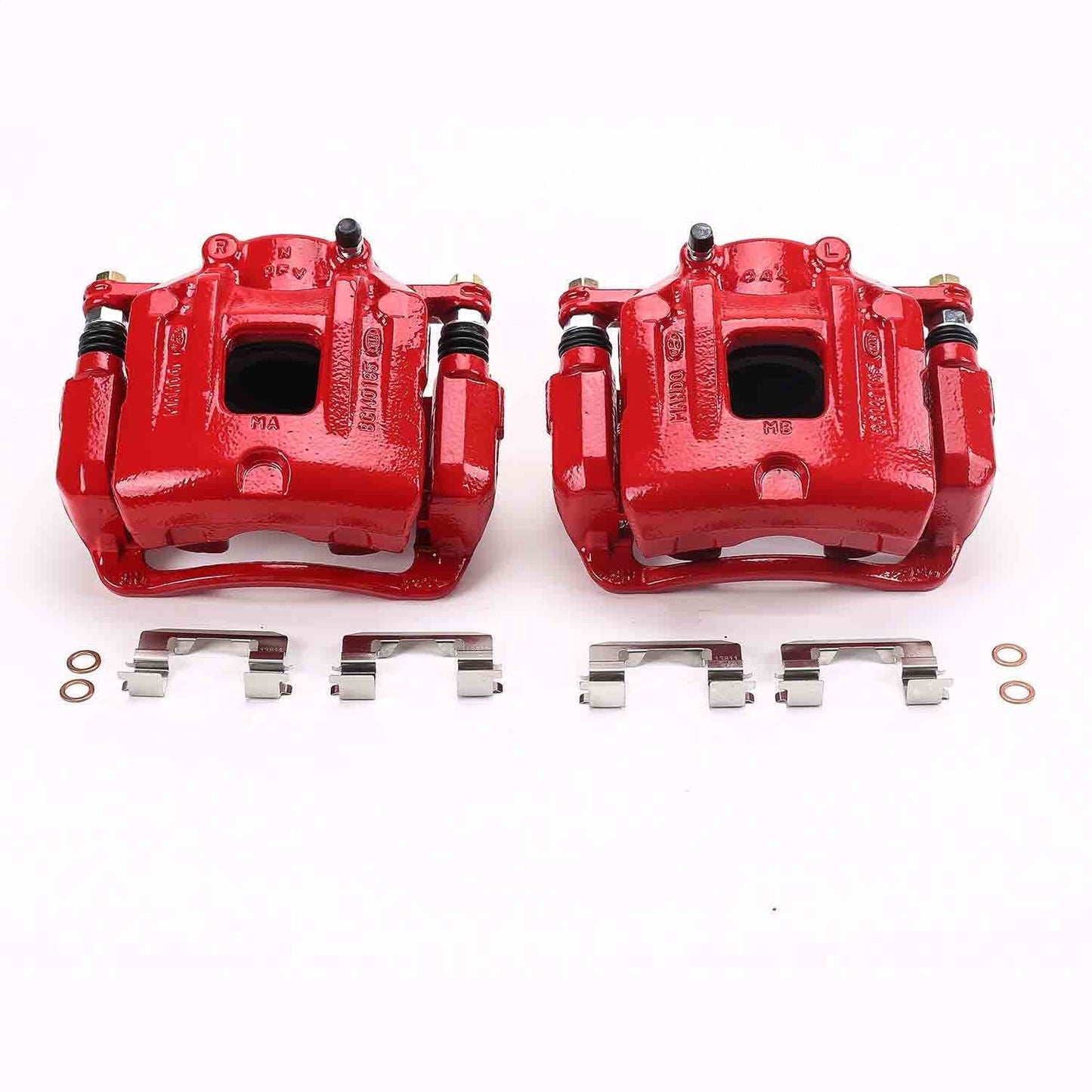 PowerStop Front Red Calipers | 2010–2012 Hyundai Santa Fe (S6462)