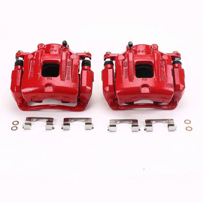 PowerStop Front Red Calipers | 2010–2012 Hyundai Santa Fe (S6462)