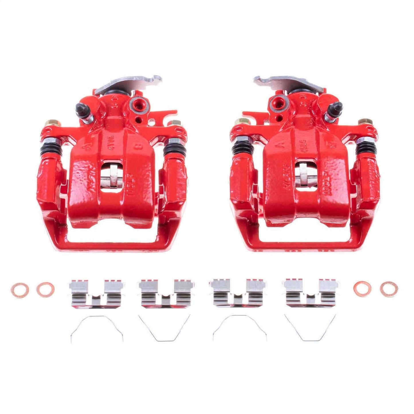 PowerStop Rear Red Calipers | 2013–2017 Honda Accord (S7096)