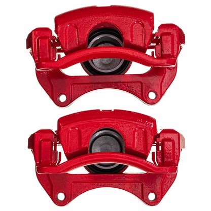 PowerStop Front Red Caliper Pair | 2016–2019 Kia Optima (S7170)