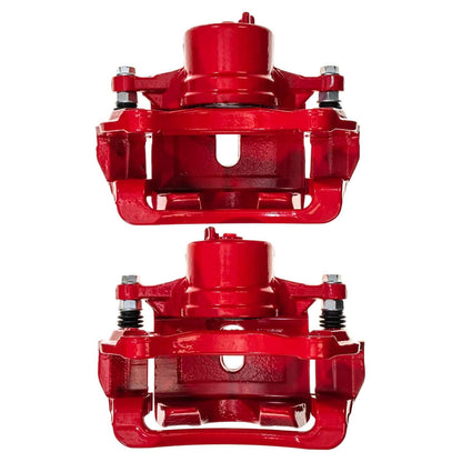 PowerStop Front Red Caliper Pair | 2016–2019 Kia Optima (S7170)