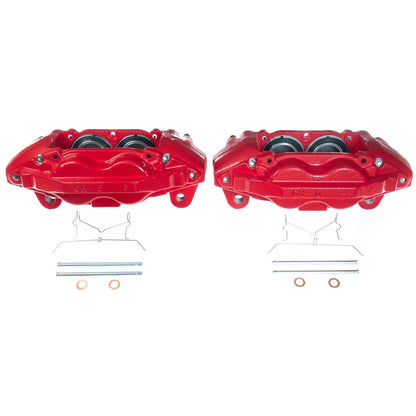 PowerStop Front Red Calipers | 2016–2021 Toyota Sequoia (S7342)