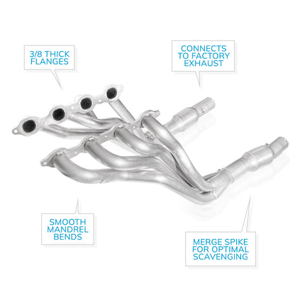 Stainless Works SCA16HCST for 16-22 Chevy Camaro 6.2L Stainless Power Long Tube
