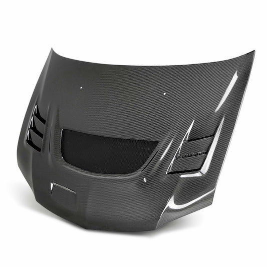 Seibon Carbon Fiber Hood Style CW | 2003-2006 Mitsubishi Evo 8 & 9 (HD0305MITEVO8-CW)