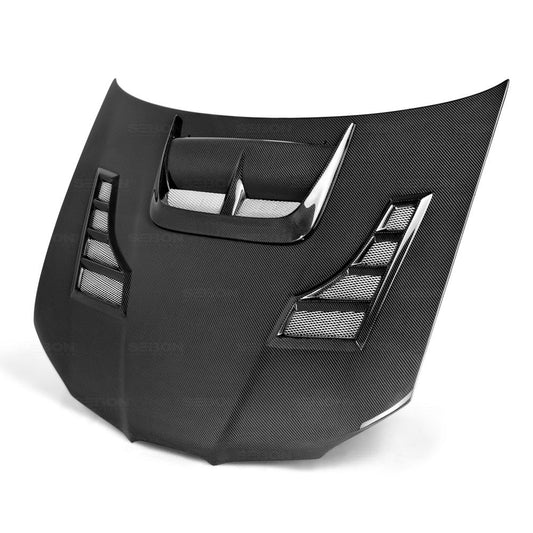 Seibon CW Carbon Fiber Hood | 2006-2007 Subaru WRX/STI (HD0607SBIMP-CW)