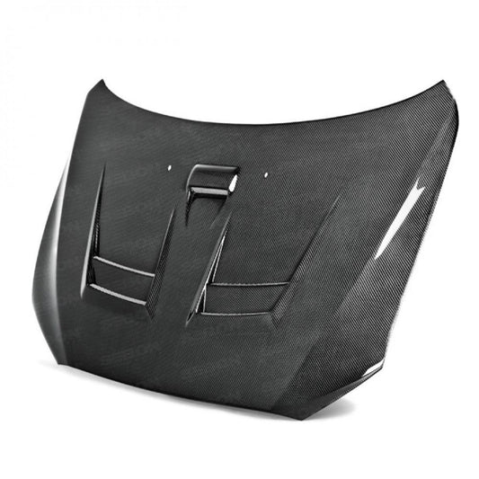 Seibon DV-Style Carbon Fiber Hood | 2008-2015 Mitsubishi Evo X (HD0809MITEVOX-DV)