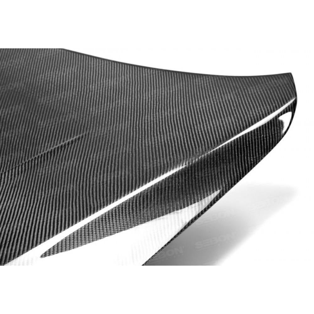 Seibon DV-Style Carbon Fiber Hood | 2008-2015 Mitsubishi Evo X (HD0809MITEVOX-DV)