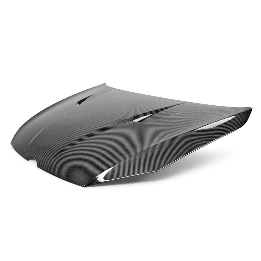 Seibon TM-Style Carbon Fiber Hood | 2015-2017 VW Golf/GTI MK7 (HD12VWG7-TM)