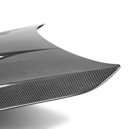 Seibon TM-Style Carbon Fiber Hood | 2015-2017 VW Golf/GTI MK7 (HD12VWG7-TM)