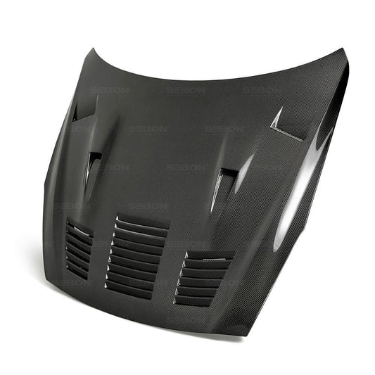 Seibon GTII-Style Carbon Fiber Hood | 2017-2018 Nissan GT-R (HD17NSGTR-GTII)