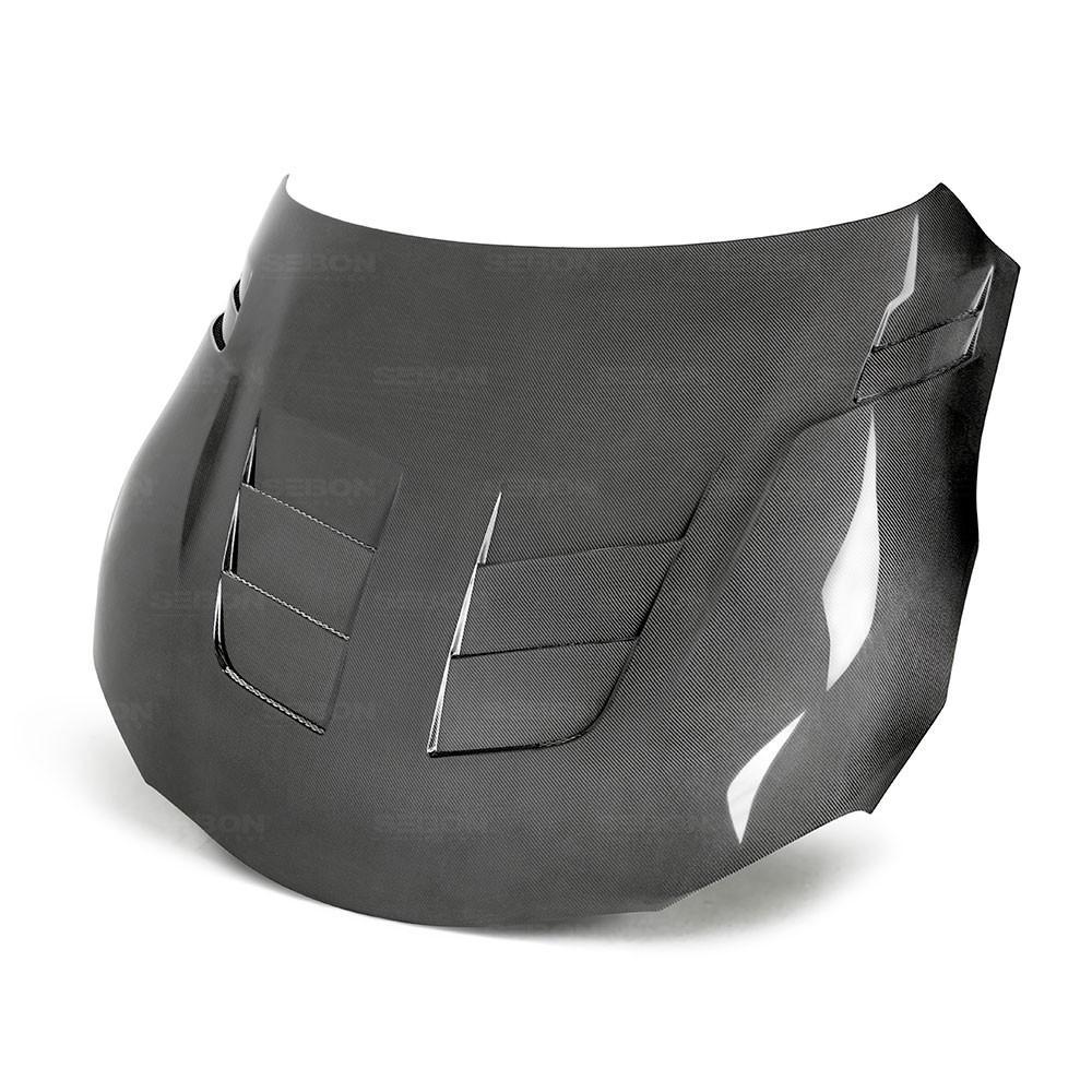 Seibon TSII-Style Double Sided Carbon Fiber Hood | 2020-2026 Toyota Supra (HD20TYSUP-TSII-DS)