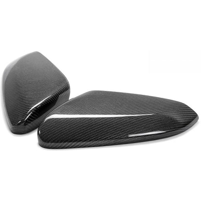 Seibon Carbon Fiber Mirror Caps | 2016-2021 Honda Civic/Civic Type-R (MC16HDCV-V2)