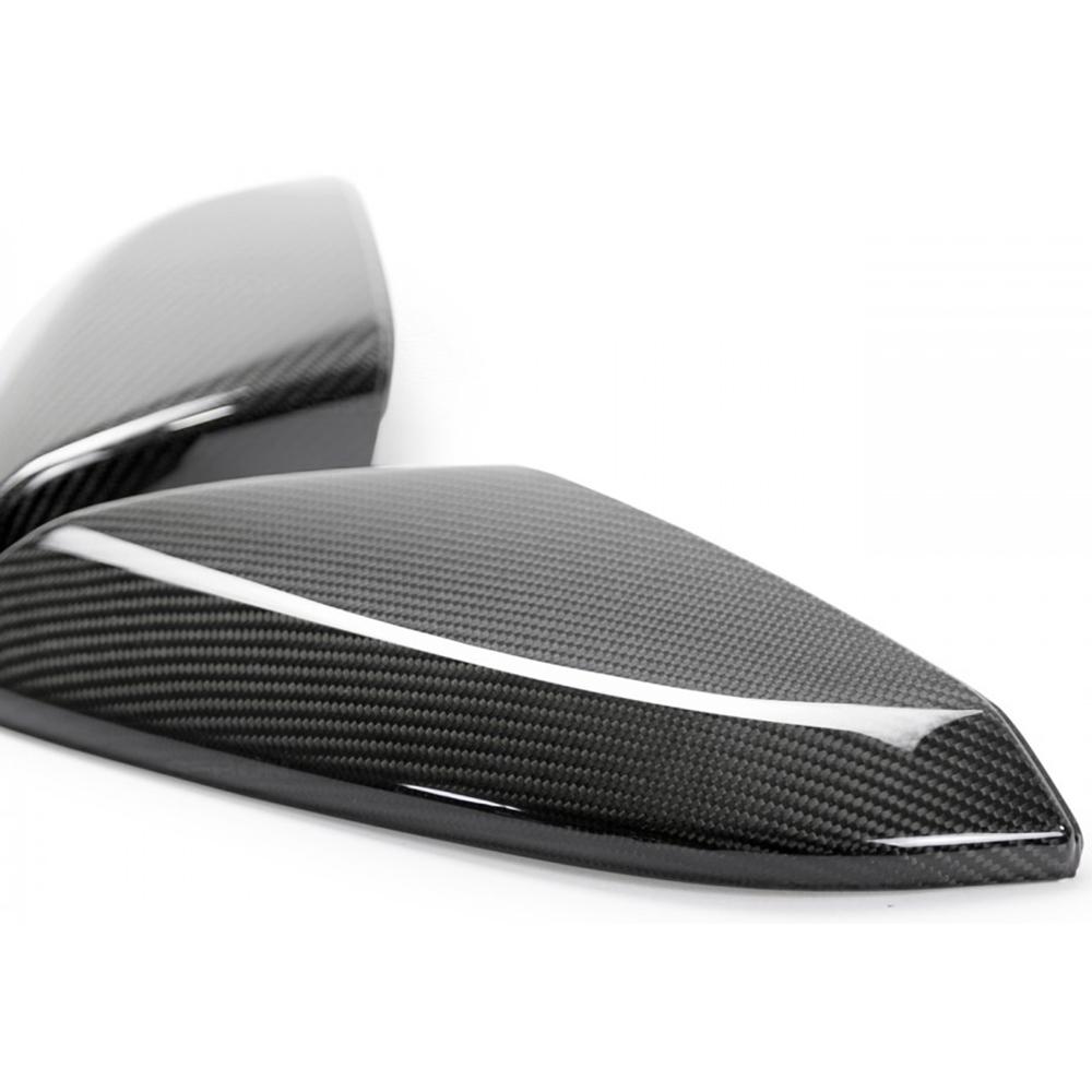 Seibon Carbon Fiber Mirror Caps | 2016-2021 Honda Civic/Civic Type-R (MC16HDCV-V2)