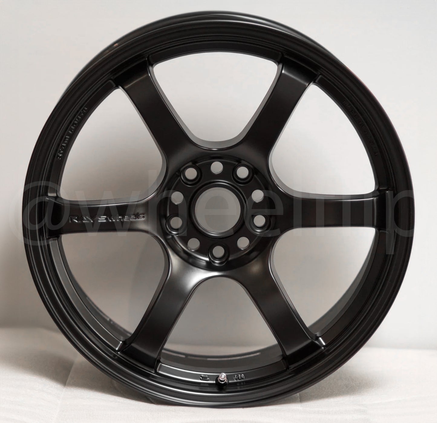 Gram Lights 57DR 18x9.5 +22 5x114.3 Semi Gloss Black (SET)