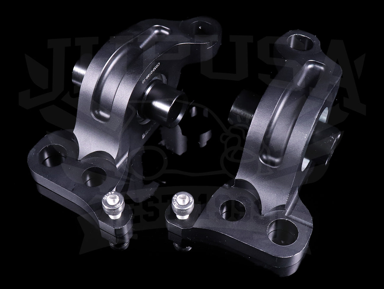 Skunk2 Spherical Billet Front Compliance Brackets - 92-95 Civic / 94-01 Integra