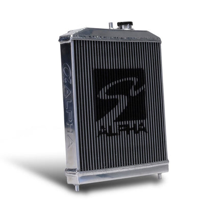 Skunk2 Alpha Series Half Size Dual Core Radiator (Manual Trans) | 1992-2000 Honda Civic (349-05-2000)