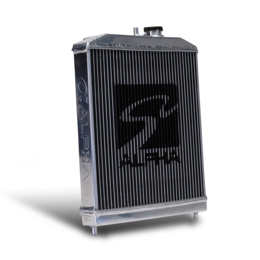 Skunk2 Alpha Series Half Size Dual Core Radiator (Manual Trans) | 1992-2000 Honda Civic (349-05-2000)
