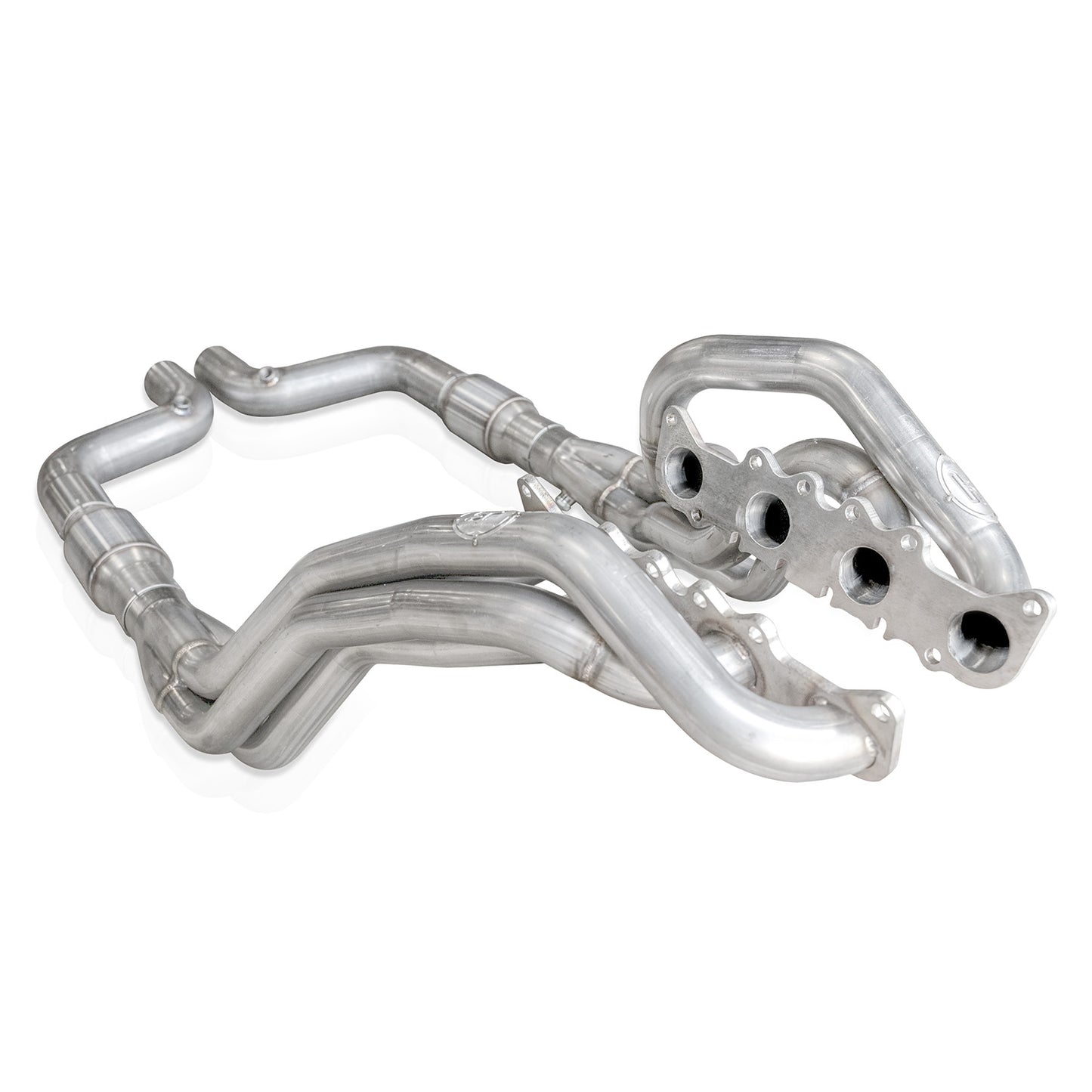 Stainless Power/Works SM24H3CATLG Catted Long Tube Headers for 15-26 Mustang GT
