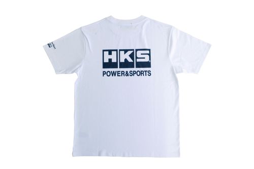 HKS T-SHIRT POWERSPORTS WHITE 4L (51007-AK642)
