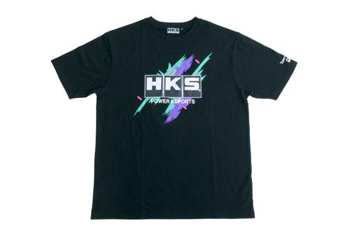 HKS T-SHIRT SUPER RACING BLACK L (51007-AK644)