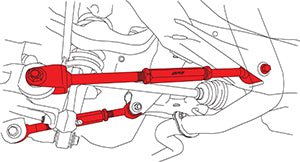 SPC Performance Rear Control Arms | 2006 - 2009 Subaru Legacy & 2006 - 2009 Subaru Outback (67664)